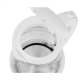 Adler | Kettle | AD 1274 | Electric | 2200 W | 1.7 L | Polypropylene/Glass | 360° rotational base | White