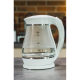 Adler | Kettle | AD 1274 | Electric | 2200 W | 1.7 L | Polypropylene/Glass | 360° rotational base | White
