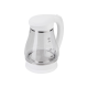 Adler | Kettle | AD 1274 | Electric | 2200 W | 1.7 L | Polypropylene/Glass | 360° rotational base | White
