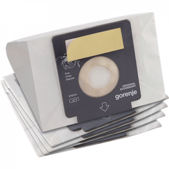 Gorenje | Vacuum cleaner paper bags, 5pcs | GB1PBU