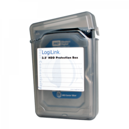Logilink | LogiLink UA0133B Protection Box for 3.5 Inch Hard Disk Drive Black