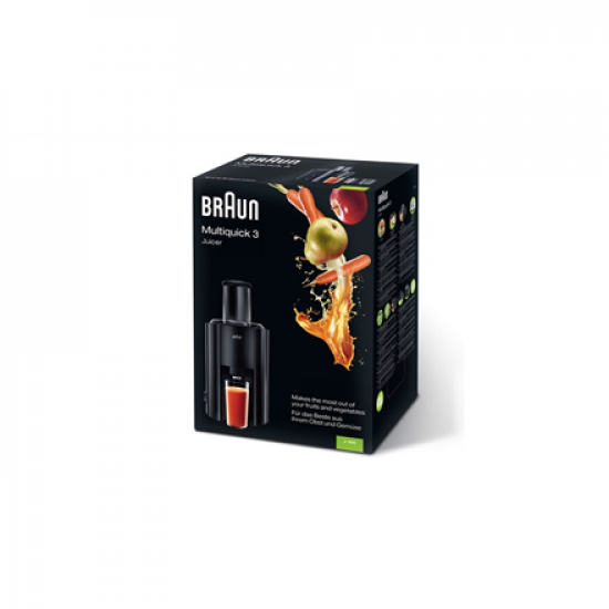 Braun | J 300 BK | Type Automatic juicer | Black | 800 W | Extra large fruit input | Number of speeds 2