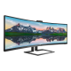 Philips | SuperWide curved LCD display | 499P9H/00 | 48.8 