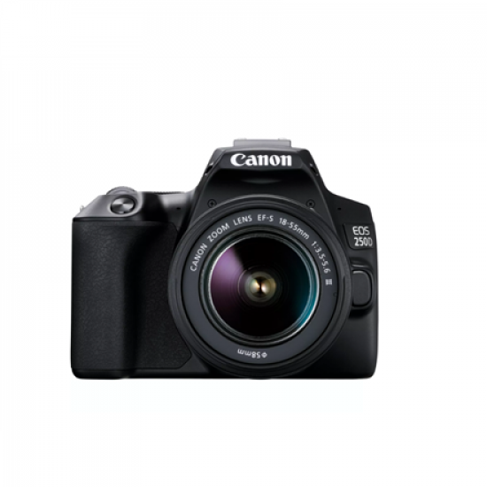 Canon | EOS 250D + 18-55mm Kit | Megapixel 24.1 MP | Image stabilizer | ISO sensitivity (max) 256000 | Wi-Fi | Video recording | Manual | CMOS | Black