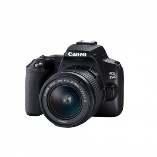 Canon | EOS 250D + 18-55mm Kit | Megapixel 24.1 MP | Image stabilizer | ISO sensitivity (max) 256000 | Wi-Fi | Video recording | Manual | CMOS | Black