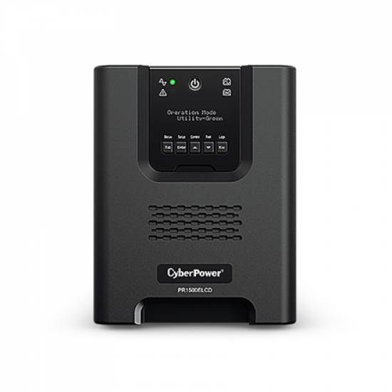 CyberPower | Smart App UPS Systems | PR1500ELCD | 1500 VA | 1350 W