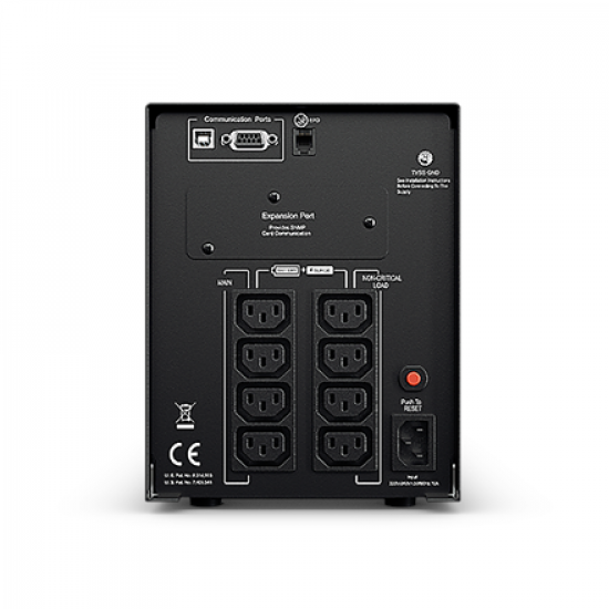 CyberPower | Smart App UPS Systems | PR1500ELCD | 1500 VA | 1350 W