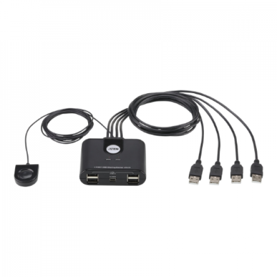 Aten 4-Port USB 2.0 Peripheral Sharing Device | Aten | 4 x 4 USB 2.0 Peripheral Sharing Switch
