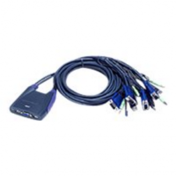 Aten | 4-Port USB VGA/Audio Cable KVM Switch (0.9m, 1.2m)