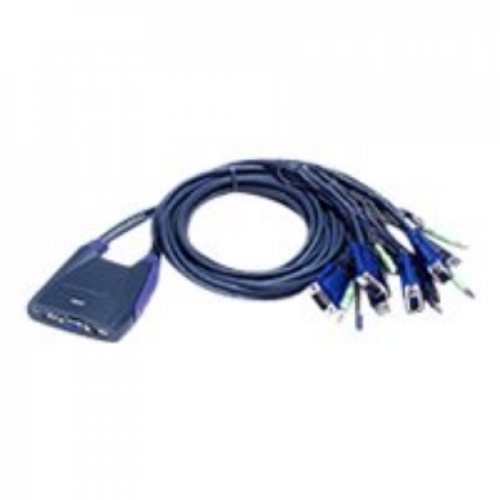 Aten | 4-Port USB VGA/Audio Cable KVM Switch (0.9m, 1.2m)