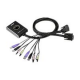 Aten | 2-Port USB DVI/Audio Cable KVM Switch with Remote Port Selector