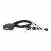 Aten | Remote Port Selector | 2-Port USB DVI Cable KVM Switch with Remote Port Selector