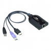 Aten | USB HDMI Virtual Media KVM Adapter Cable (Support Smart Card Reader and Audio De-Embedder)