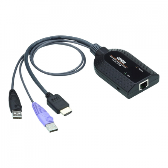Aten | USB HDMI Virtual Media KVM Adapter Cable (Support Smart Card Reader and Audio De-Embedder)