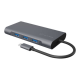 Icy Box IB-DK4040-CPD USB Type-C™ DockingStation with two video interfaces | Raidsonic