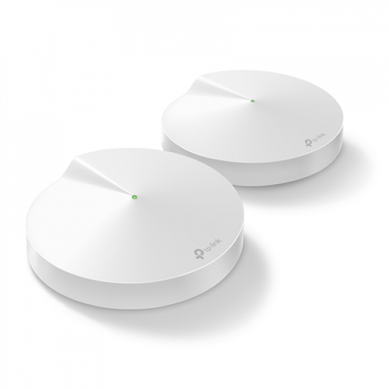 Home Mesh Wi-Fi System | Deco M9 Plus (2-Pack) | 802.11ac | 400+867+867 Mbit/s | 10/100/1000 Mbit/s | Ethernet LAN (RJ-45) ports 2 | Mesh Support Yes | MU-MiMO Yes | No mobile broadband | Antenna type 8xInternal | 1xUSB 2.0