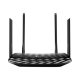 Router | Archer C6 | 802.11ac | 300+867 Mbit/s | 10/100/1000 Mbit/s | Ethernet LAN (RJ-45) ports 4 | Mesh Support No | MU-MiMO Yes | No mobile broadband | Antenna type 4xExternal | No