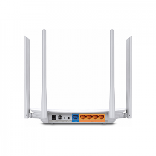 Router | Archer C50 | 802.11ac | 300+867 Mbit/s | 10/100 Mbit/s | Ethernet LAN (RJ-45) ports 4 | Mesh Support No | MU-MiMO No | No mobile broadband | Antenna type 2xExternal