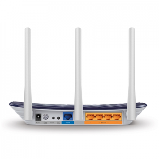Router | Archer C20 | 802.11ac | 300+433 Mbit/s | 10/100 Mbit/s | Ethernet LAN (RJ-45) ports 4 | Mesh Support No | MU-MiMO No | No mobile broadband | Antenna type 3xExternal | No