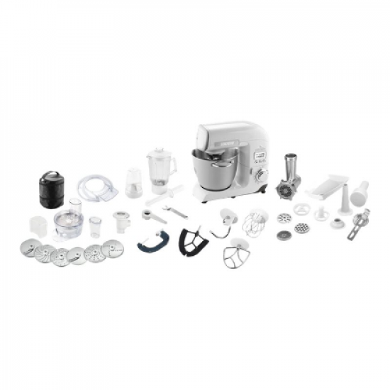 ETA | Kitchen machine | Gratus Kalibro ETA003890010 | 1500 W | Number of speeds 8 | Bowl capacity 6.7 L | Blender | Meat mincer | White