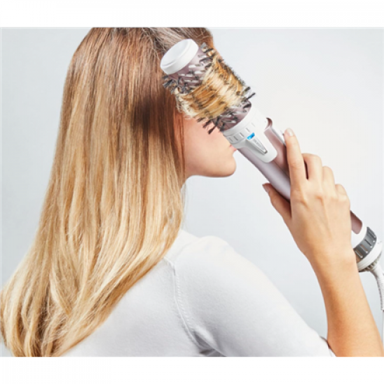 Rowenta | ACTIV PREMIUM CARE hair brush | CF9540 | Ceramic heating system | Ion conditioning | Barrel diameter 40 - 50 mm | Number of heating levels 2 | 1000 W | Styling comb | Metal cinnamon pink