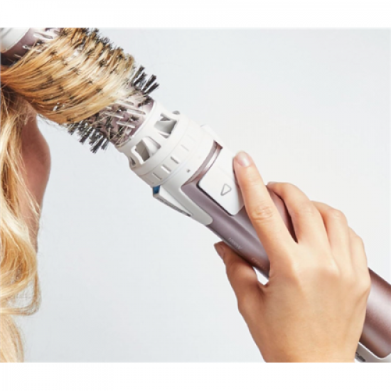 Rowenta | ACTIV PREMIUM CARE hair brush | CF9540 | Ceramic heating system | Ion conditioning | Barrel diameter 40 - 50 mm | Number of heating levels 2 | 1000 W | Styling comb | Metal cinnamon pink