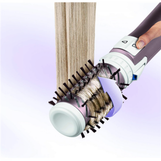 Rowenta | ACTIV PREMIUM CARE hair brush | CF9540 | Ceramic heating system | Ion conditioning | Barrel diameter 40 - 50 mm | Number of heating levels 2 | 1000 W | Styling comb | Metal cinnamon pink