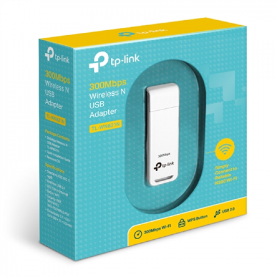 TP-LINK | USB 2.0 Adapter | TL-WN821N