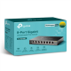 TP-LINK | Switch | TL-SG108E | Web managed | Wall mountable | Gigabit Ethernet (copper) ports quantity 8 | Power supply type External | 36 month(s)