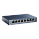 TP-LINK | Switch | TL-SG108 | Unmanaged | Desktop | Gigabit Ethernet (copper) ports quantity 8 | Power supply type External | 36 month(s)
