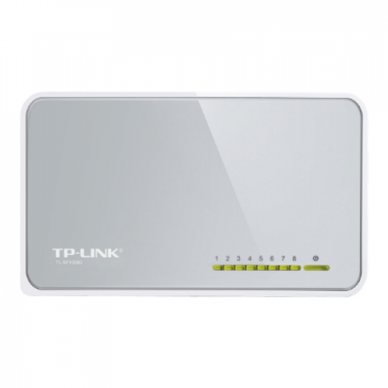 TP-LINK | Switch | TL-SF1008D | Unmanaged | Desktop | 10/100 Mbps (RJ-45) ports quantity 8 | Power supply type External | 36 month(s)