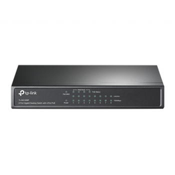 TP-LINK | Switch | TL-SG1008P | Unmanaged | Desktop | Gigabit Ethernet (copper) ports quantity 8 | Power over Ethernet (PoE) ports quantity 4 | Power supply type External | 36 month(s)