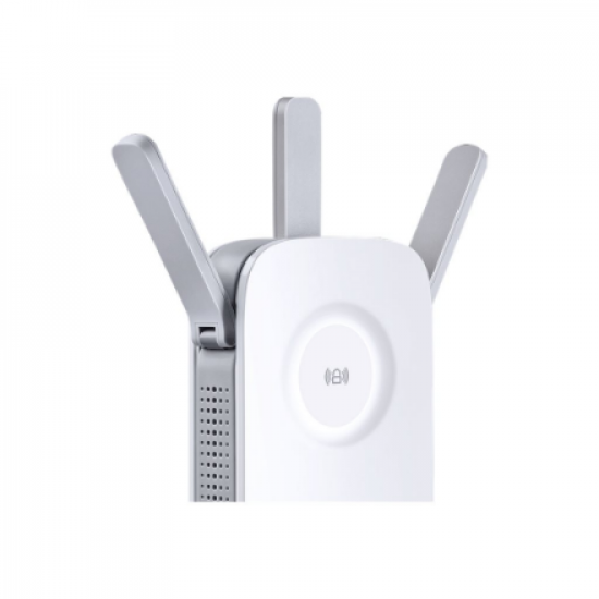 TP-LINK | Extender | RE450 | 802.11ac | 2.4GHz/5GHz | 450+1300 Mbit/s | 10/100/1000 Mbit/s | Ethernet LAN (RJ-45) ports 1 | MU-MiMO No | no PoE | Antenna type 3xExternal