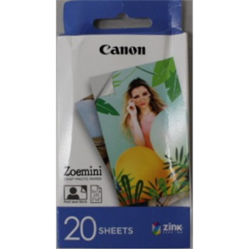 SALE OUT. 20 sheets | ZP-2030 | Photo Paper | White | 5 x 7.6 cm | DAMAGED PACKAGING