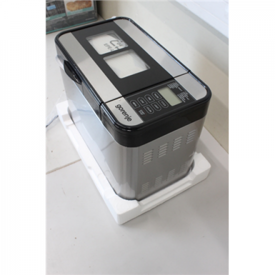 SALE OUT. SALE OUT. Gorenje | Bread maker | BM1400E | Power 815 W | Number of programs 12 | Display LCD | Stainless steel | DAMAGED PACKAGING