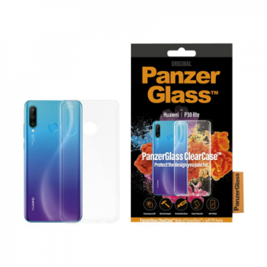 PanzerGlass | ClearCase | 0199 | Back cover | Huawei | Huawei P30 lite | Plastic | Transparent | Anti-yellow coating, Glass do not turn yellow. Fits right over the buttons for easy use. Full access to all functions. Effective wireless charging. Thin. TPU 