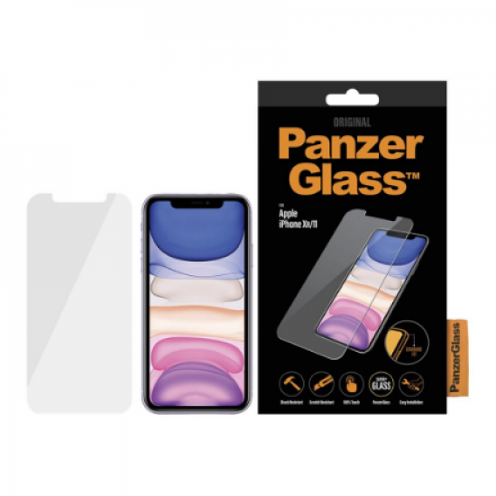 PanzerGlass | Apple | iPhone XR/11 | Hybrid glass | Transparent | Full frame coverage; Rounded edges; 100% touch preservation | Screen Protector