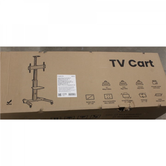 SALE OUT. Logilink BP0025 TV stand cart, adjustable TV height, 37–70“, max. 50 kg | SALE OUT. SALE OUT. Logilink | Floor stand | BP0025 | 30-70 