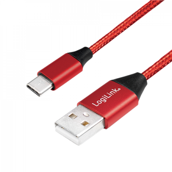 Logilink | USB 2.0 Cable | CU0148 | USB-C to USB-A USB-C Male | USB-A Male