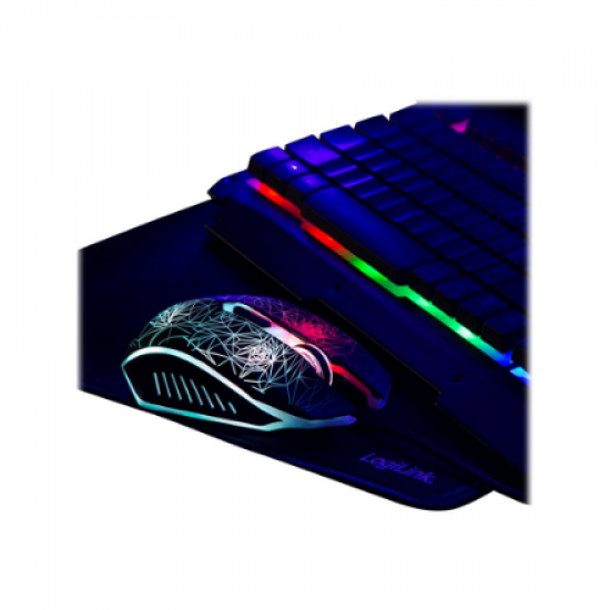Logilink | Gaming-Set, keyboard, mouse and mouspad | ID0185 | Keyboard, Mouse and Pad Set | Wired | Mouse included | DE | Numeric keypad