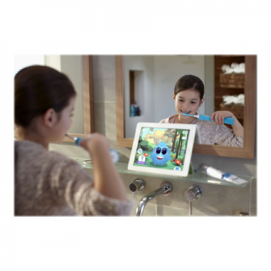 Philips | Sonic Electric toothbrush | HX6322/04 | Rechargeable | For kids | Number of brush heads included 2 | Number of teeth brushing modes 2 | Sonic technology | Aqua