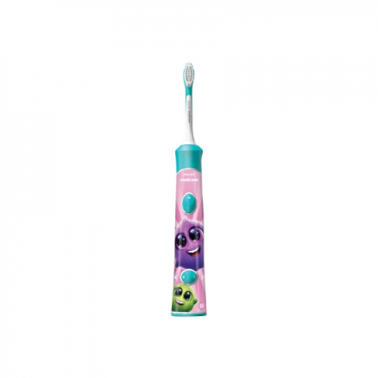 Philips | Sonic Electric toothbrush | HX6322/04 | Rechargeable | For kids | Number of brush heads included 2 | Number of teeth brushing modes 2 | Sonic technology | Aqua