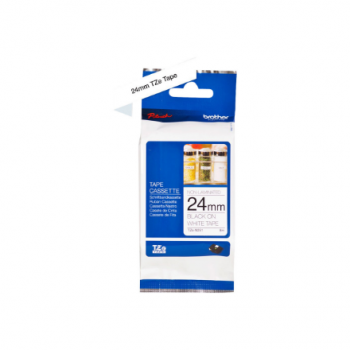 Brother | TZe-N251 Labelling Tape Cassette | Black on White | TZe | 8 m