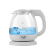 Adler | Kettle | AD 1283G | Standard | 1100 W | 1 L | Plastic/Glass | 360° rotational base | Grey