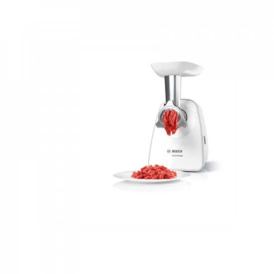 Bosch | Meat mincer SmartPower | MFW2510W | White | 350 W | Number of speeds 1 | 2 Discs: 3.8 and 8 mm; Sausage filler accessory.
