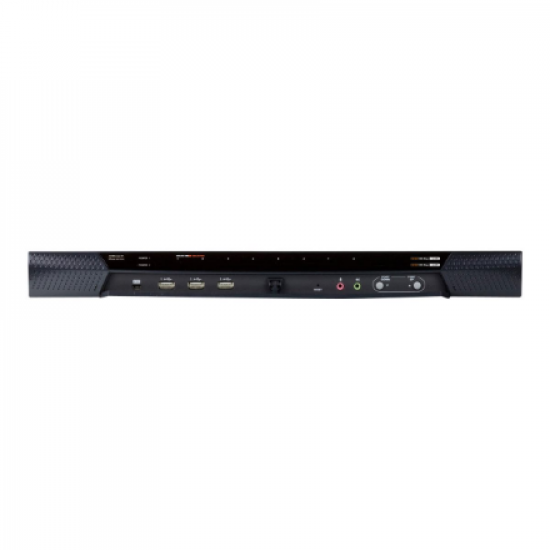 Aten | 1-Local/1-Remote Access 8-Port Cat 5 KVM over IP Switch with Virtual Media (1920 x 1200) | KN1108VA-AX-G