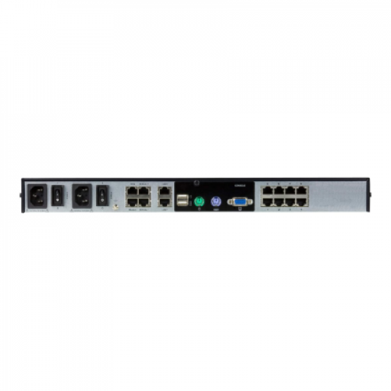 Aten | 1-Local/1-Remote Access 8-Port Cat 5 KVM over IP Switch with Virtual Media (1920 x 1200) | KN1108VA-AX-G