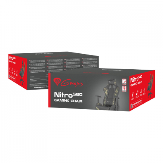 Genesis Gaming chair Nitro 560 | NFG-1532 | Brown/Black/Green