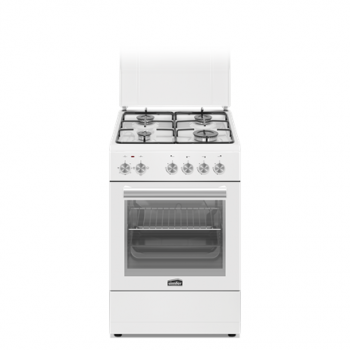 Simfer | Cooker | 4403SERBB | Hob type Gas | Oven type Electric | White | Width 50 cm | Electronic ignition | Depth 55 cm | 48 L