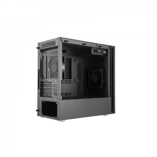 Cooler Master | Silencio S400 with Steel side panel | Black | Mini ITX, Micro ATX | Power supply included No